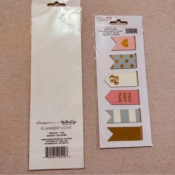 My Mind’s Eye | Planner Set | Mint & Pink - Picture 3 of 4